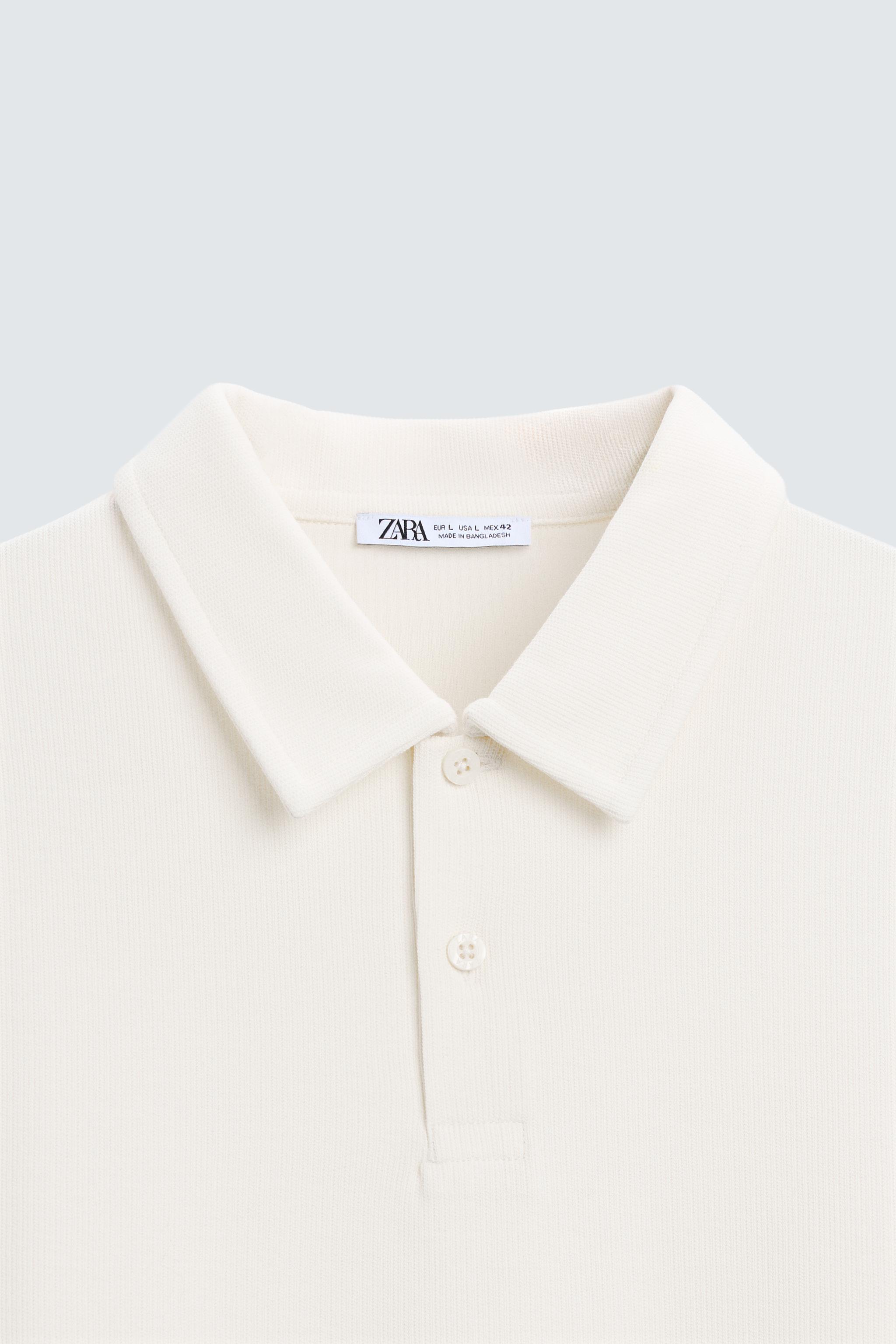 BASIC TEXTURED POLO SHIRT
